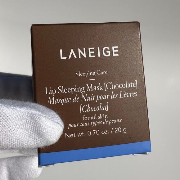 Laneige Sleeping Mask Lip Balm Chocolate Cacao Rare NIB Full Size 20g / 0.70 oz - Picture 3 of 13